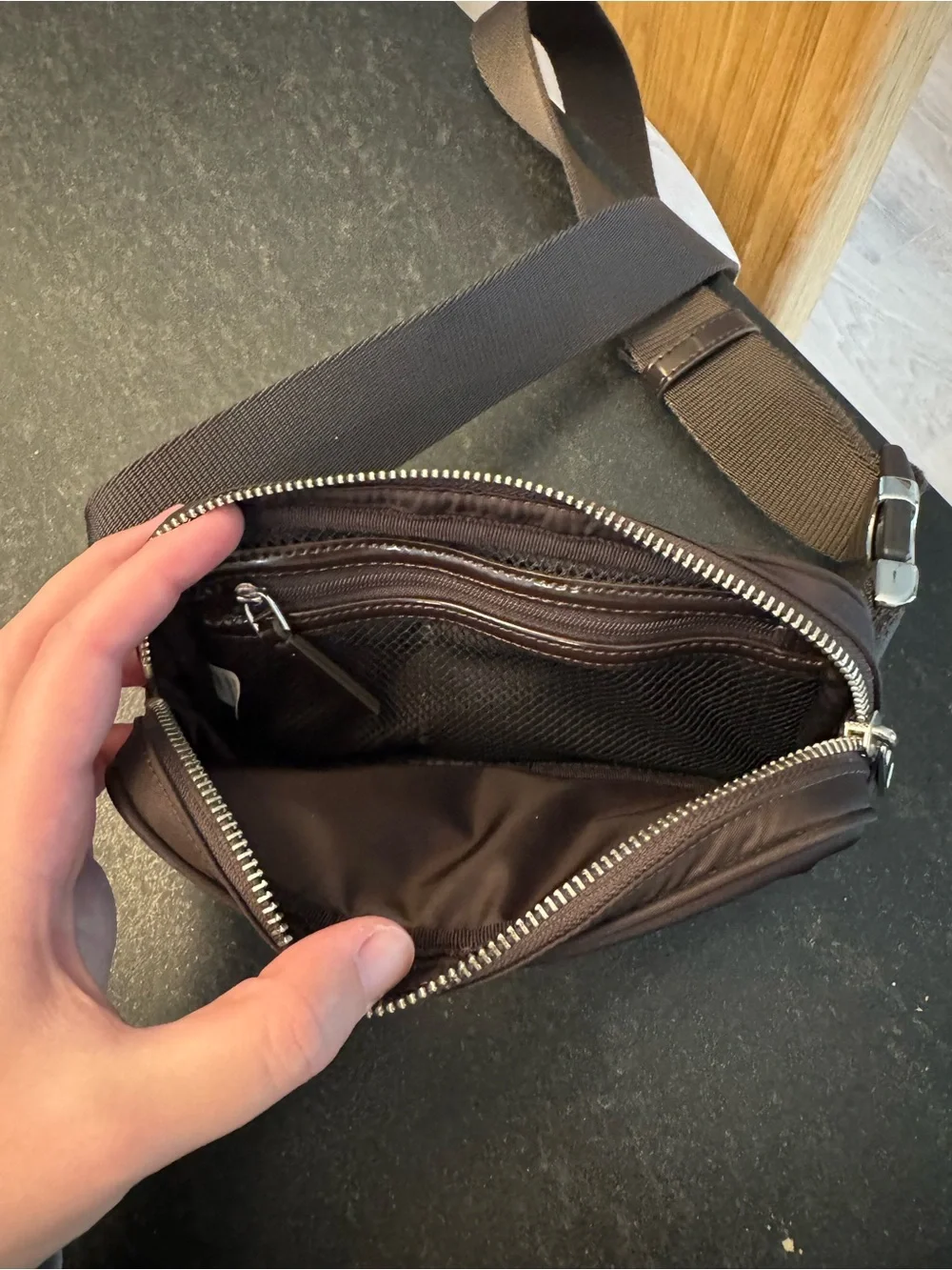 Tory Burch Nylon Virginia Belt Bag Crossbody